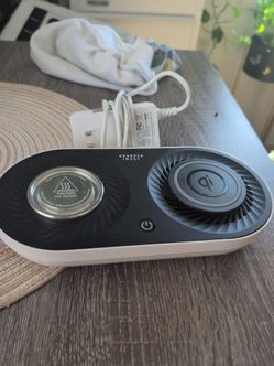 Sharper Image Mug Warmer with Wireless Charger