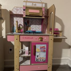 Barbie Play Kitchen For Kids