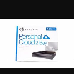 NEW Seagate Personal Cloud 2-Bay 4TB NAS Home Storage Network Drive - Factory Sealed UNOPENED