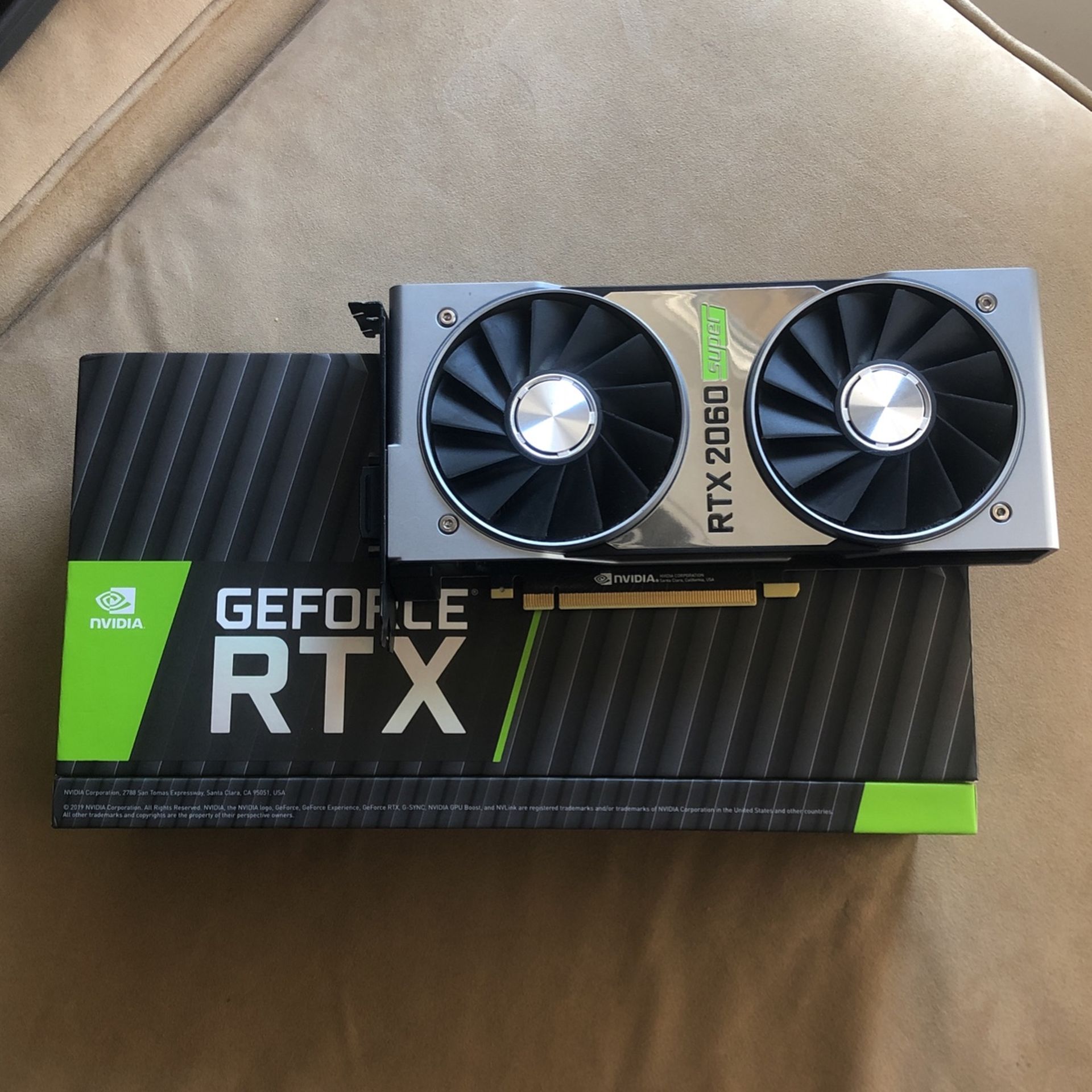 Geforce RTX 2060 Super FOUNDERS EDITION for Sale in Hayward, CA