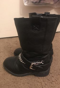 Cute Girl toddler boots size 8