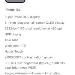 iPhone 16e