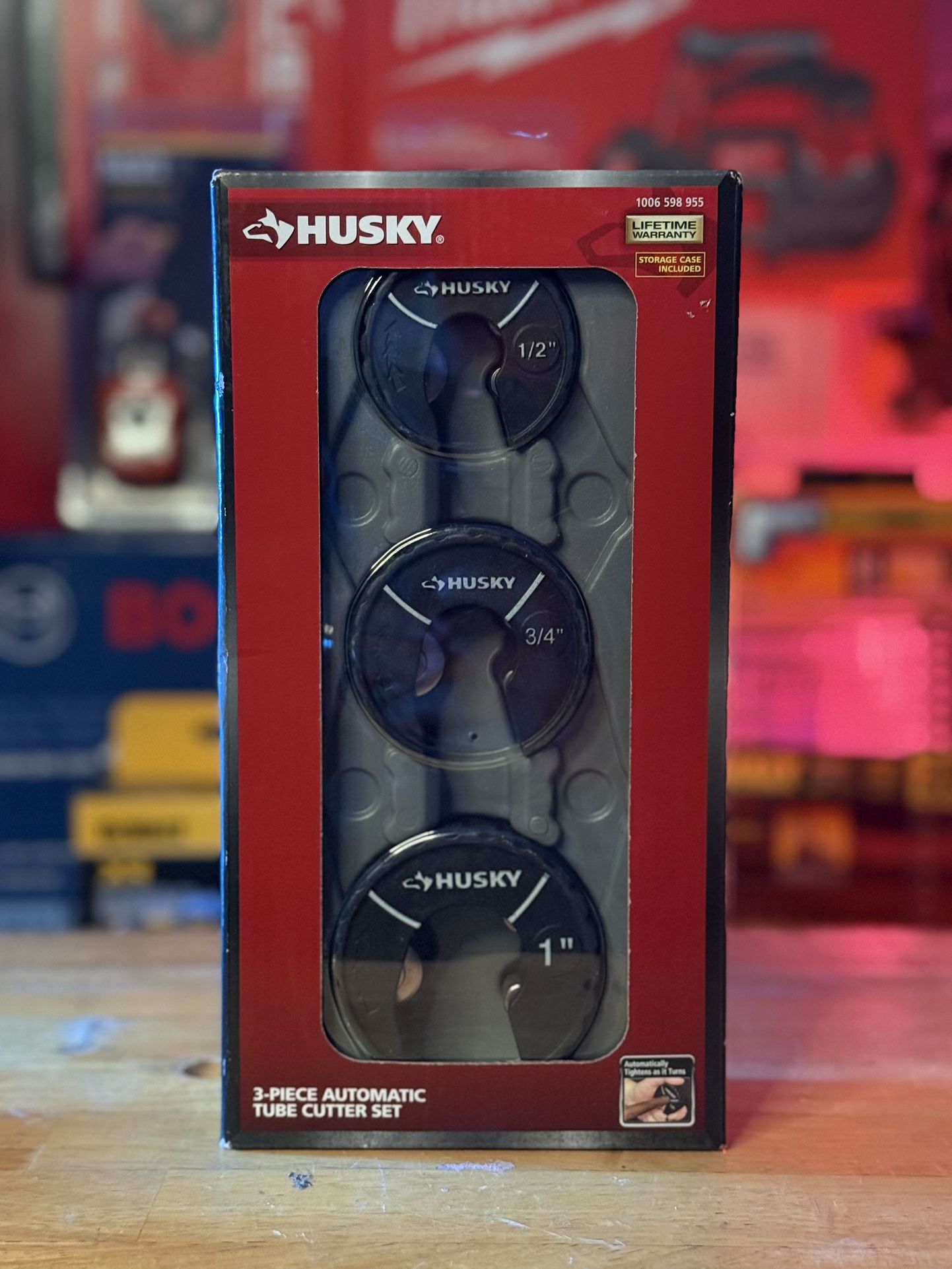 Husky Close Quarters Tubing Cutter Set with Case (3-Piece)