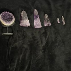 Purple amethyst Crystals