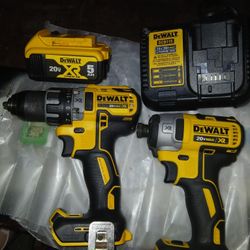 Dewalt 20v MAX XR Drill & Impact Set