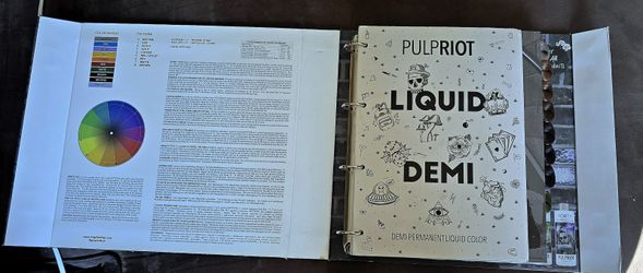 Pulp Riot Faction 8 Demi/Permanent Swatch Book & Color Tube 