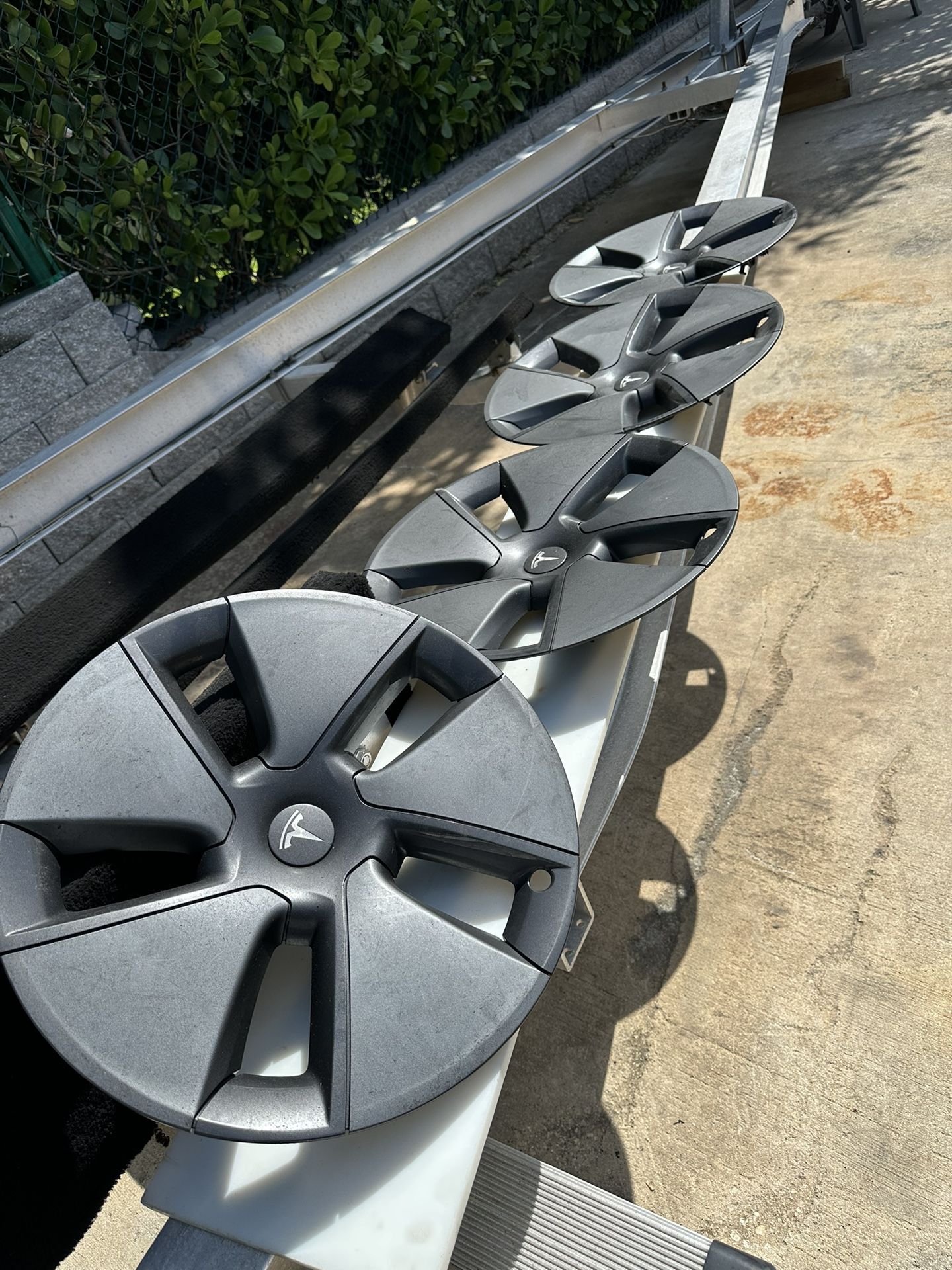 Original Tesla (Model 3) Wheel Covers- Set Of 12