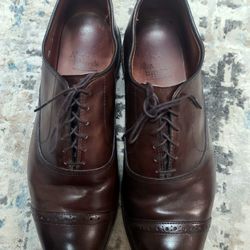 Allen Edmonds Fifth Avenue Oxford Dress Shoes Brown Leather Size 11 – Cap Toe, Classic Men’s Formal