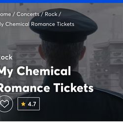 Two Tickets To My Chemical Romance Concert At Dodgers Stadium 7/27