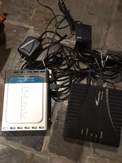 D link wireless router DI54 and Westrell 6100 dsl C90-610030-06