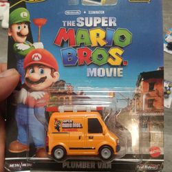 Super Mario Bros Plumber Van Hot Wheels 