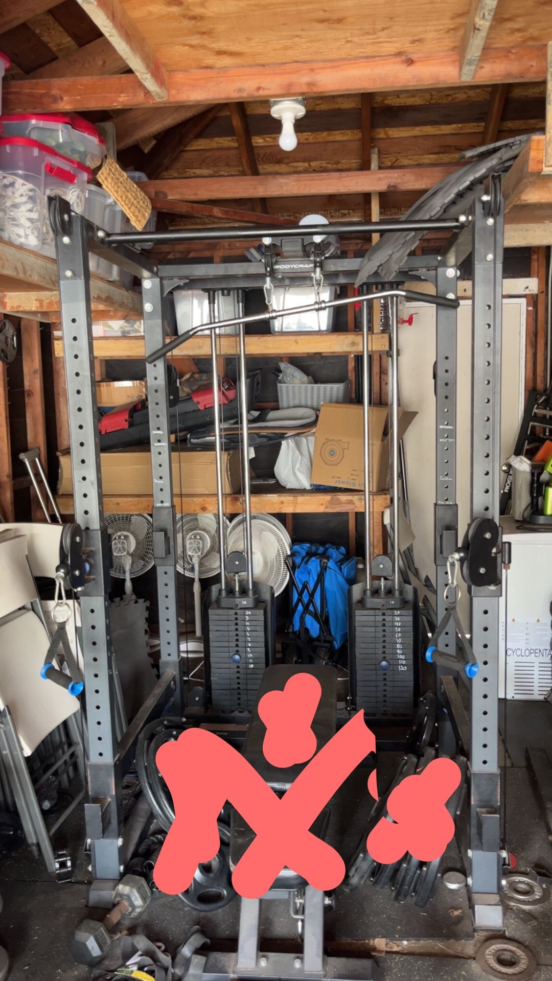 Body Craft Functional Trainer For Weights