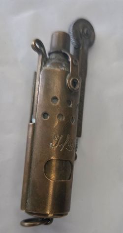 VTG 1920's WWI Brass IFA Windproof Trench Lighter IMCO Austria Pat 105107