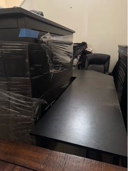 Free furniture. Come get it. Desk, night stands, book shelves, fireplace heater, table, chairs.