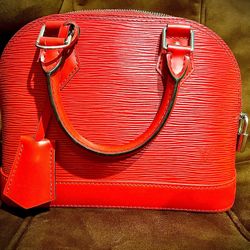  LV Bag  -Red - Authentic
