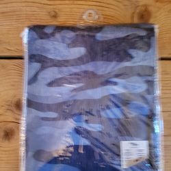 Blue Cammo Panel