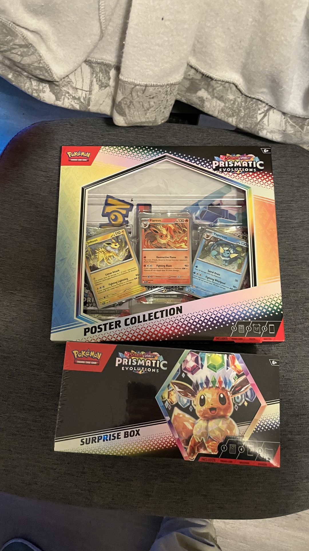 Pokemon Prismatic Evolutions Poster And Surprise Box