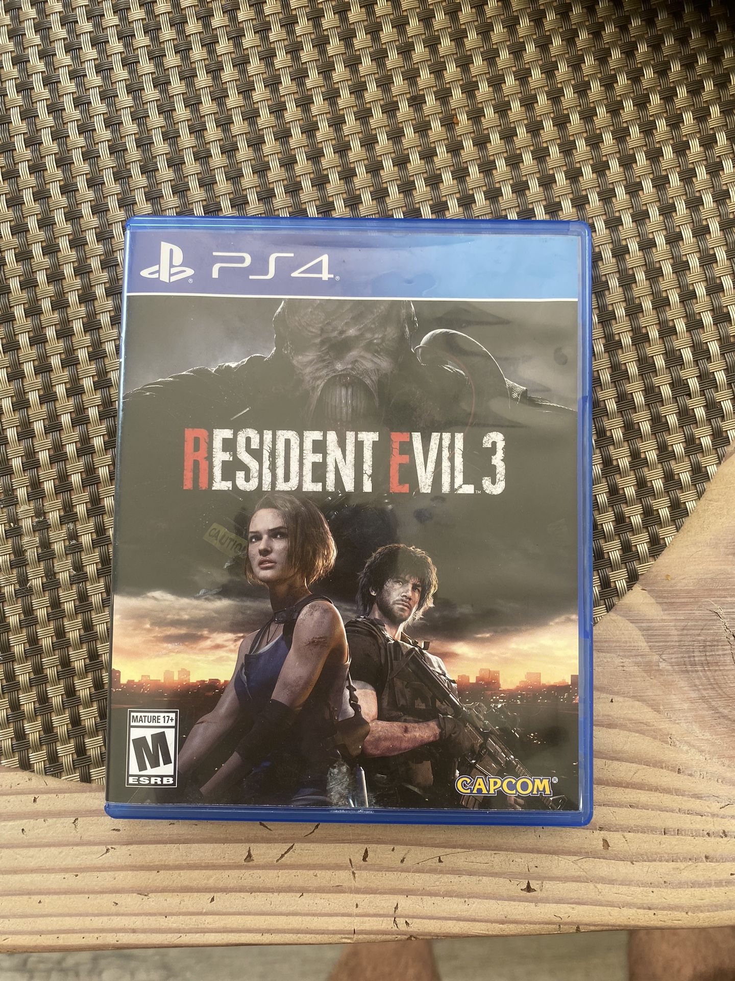 Play station 4 ps4 resident evil 3 video game