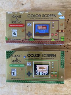 Nintendo Game and Watch Super Mario Bros & Legend Of Zelda Handhelds! BRAND NEW!