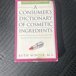 Dictionary Of Cosmetic Ingredients