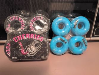 BRAND NEW SKATEBOARDING WHEELS! CHERRY WHEELS AND FORUM! DC ES SB dunks vans osiris shoes etnies
