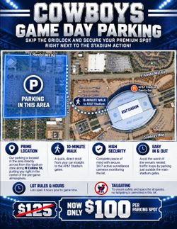 Cowboys parking