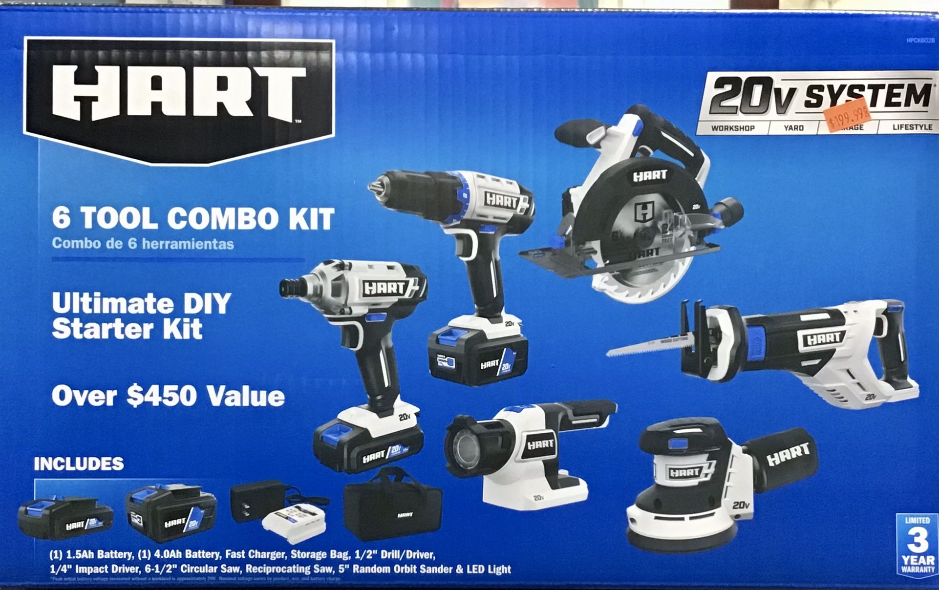 Tool Combo Kit 6pc