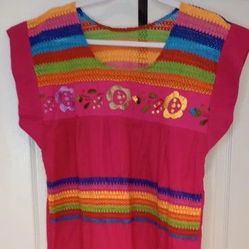 Mexican Embroidered Dress