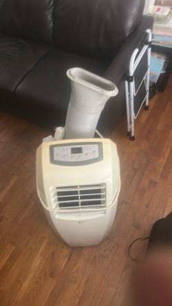 LG LP1015WNR is a 10,000 BTU portable air conditioner designed to cool rooms up to 300 square feet.