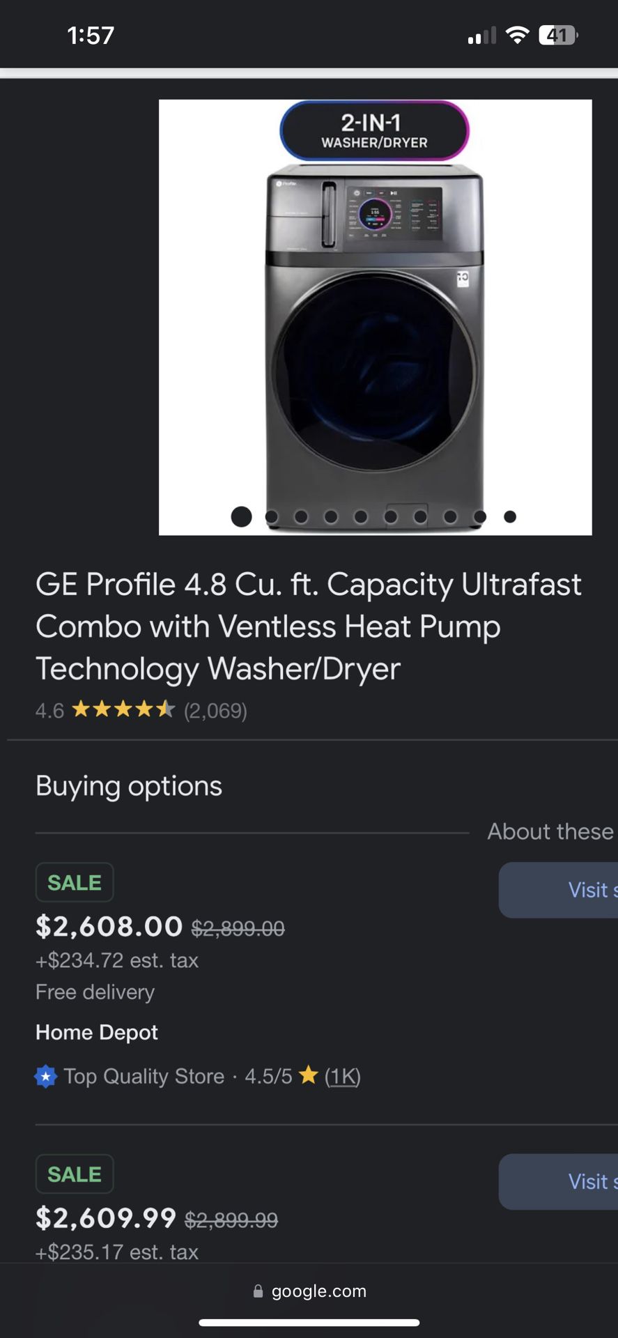 2 In 1 Washer/ Dryer. 
