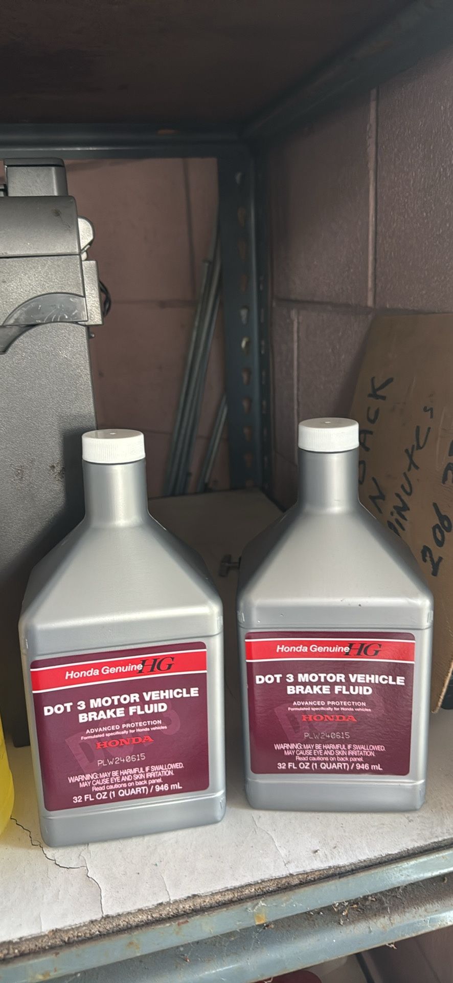 Genuine Honda Brake Fluid Dot 3 