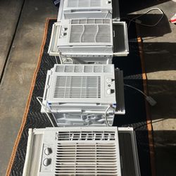 (4) Air Conditioner Units. 5000 Btu Each. 
