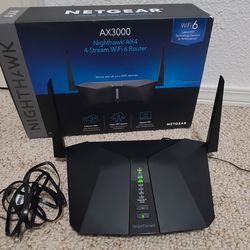 NETGEAR Nighthawk RAX35 AX3000 Wi-Fi 6 Router – Used Like New (Full Box & Accessories)