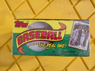 1987 Topps Baseball Wax Box