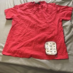 MCM T Shirt With Pouch Attached Size Small 