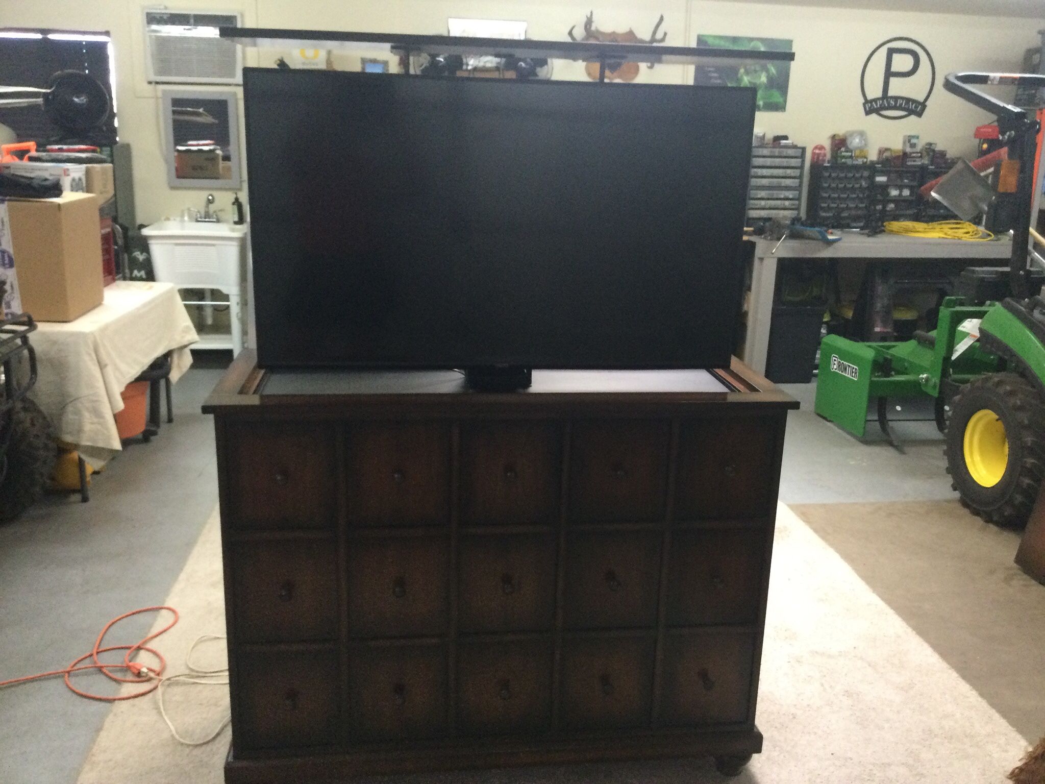 Custom Made Hidden TV Cabinet