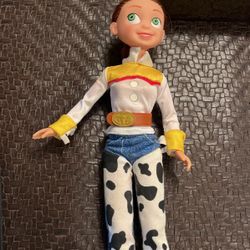 Vintage Disney Pixar Toy Story Hasbro 2001 Jessie 10" Doll Cowgirl