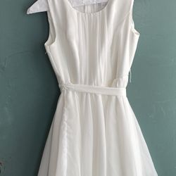 Girl White Dress Size 12