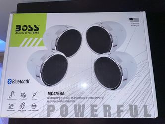 Boss speakers for ATV / motorcycles