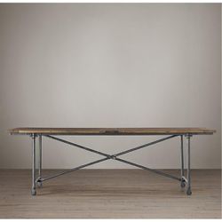 RH Restoration Hardware Flatiron Table Desk