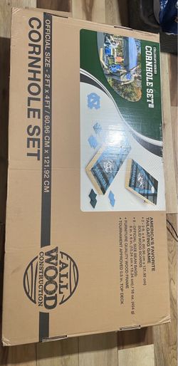 Corn hole set Carolina unc