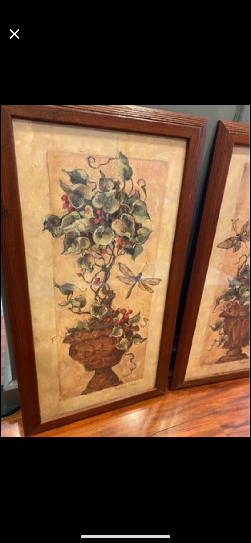 Home Interiors Frames / Floral Wall Decor