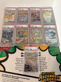 Pokemon PSA slabs