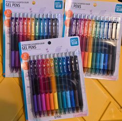 NEW Pen+Gear Gel Pens 12 Count – Assorted Colors 0.7mm