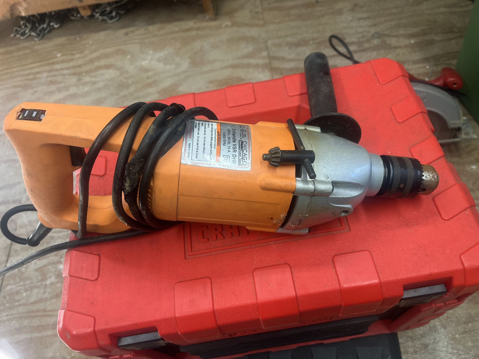 1/2 In Variable Corded Drill