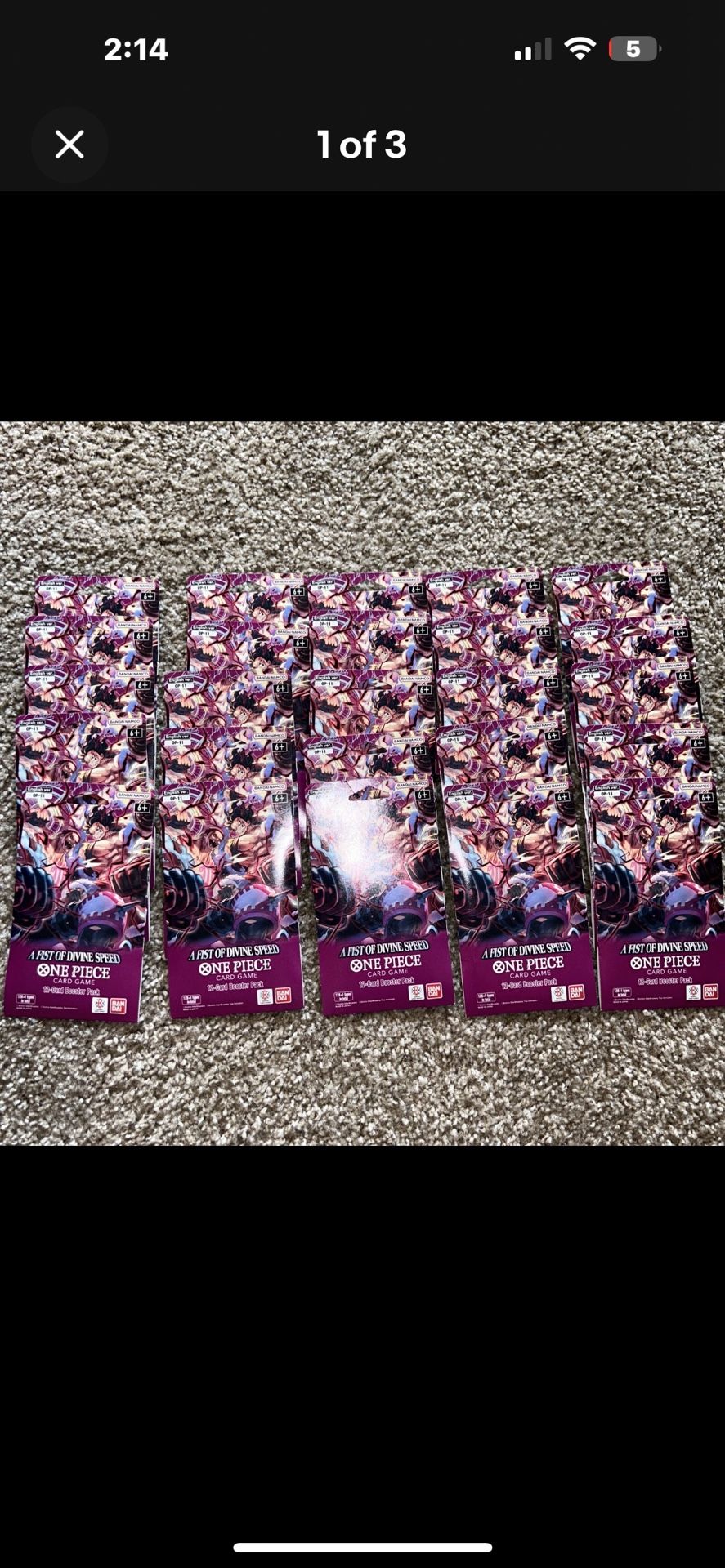 Fist of Divine Speed Blister Packs