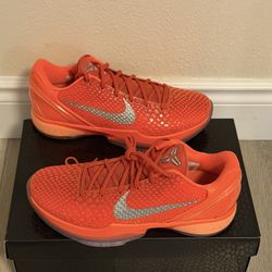 Nike Zoom Kobe 6 Protro "Total Orange"   Size9