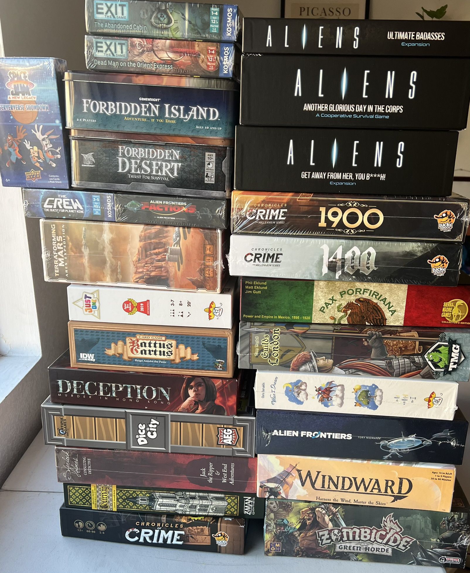 Various Board Games (most NIS: New In Shrink)
