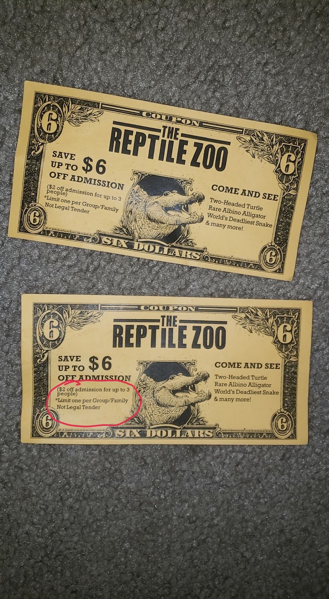 Reptile Zoo coupon