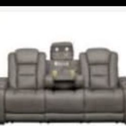 Real Leather Sofa And Loveseat 